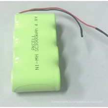 Суб с никель-МЕТАЛЛОГИДРИДНЫЕ SC3000mah аккумуляторная батарея 4.8 V для ИБП батареи lr03 щелочные батареи AAA 1.5 V батареи